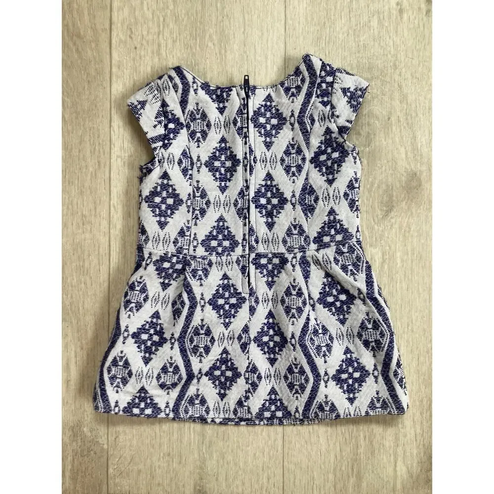 Oshkosh Blue & White Tunic Top/Dress, Size 12M